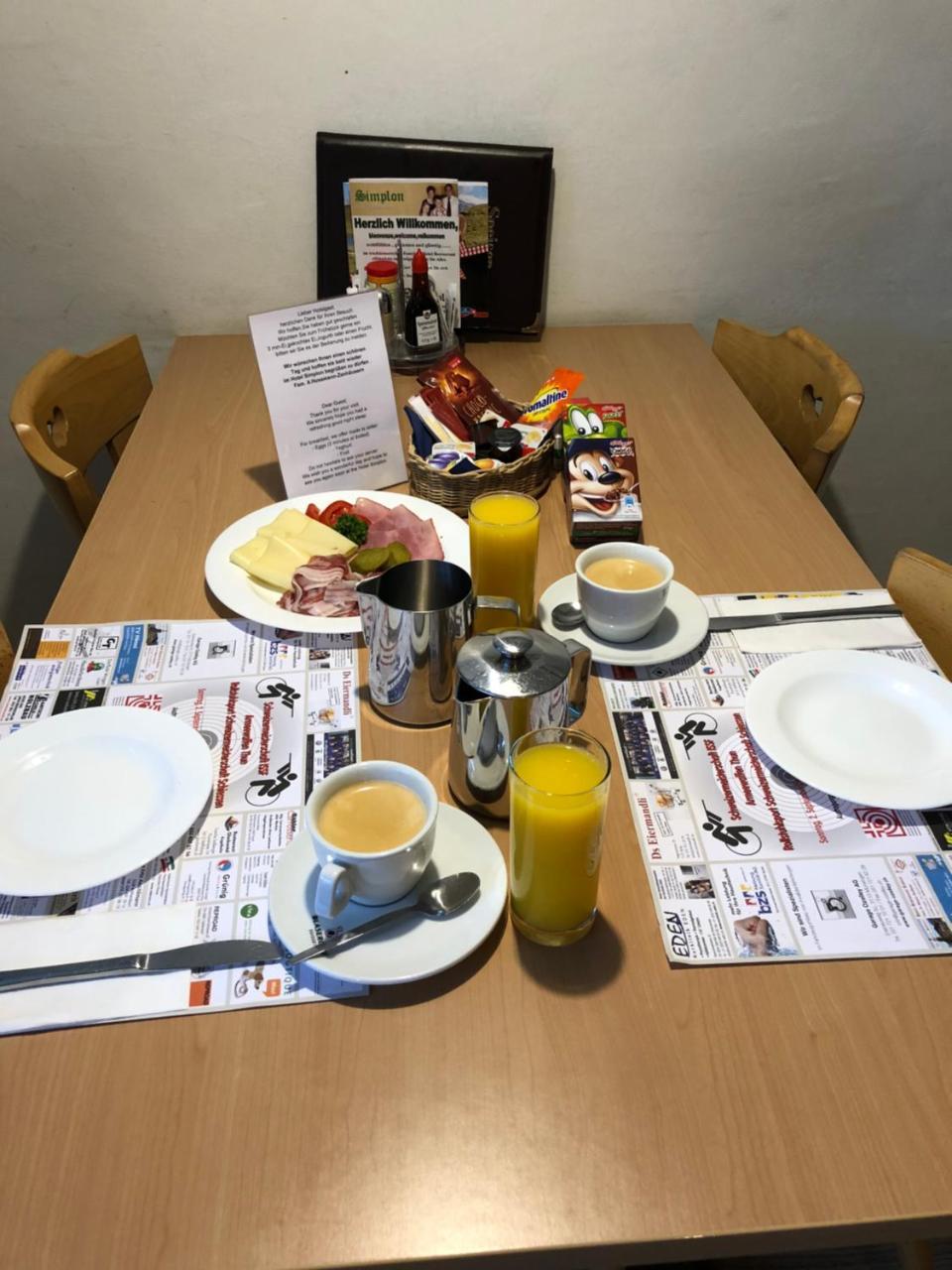 Hotel Restaurant Simplon Frutigen Luaran gambar